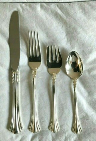 18th Century By Reed & Barton Sterling Silver 4 Piece Place Setting Lovely
