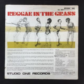 REGGAE IN THE GRASS Roy Richards Dimensions Val Bennett STUDIO ONE 1969 VINYL LP 2