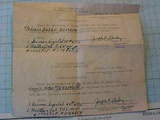 Wwii Capture Paper For German Luger & Walther Pistol