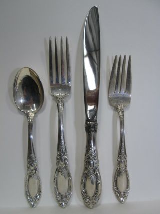4 Pc.  Towle Sterling Silver Place Setting 1932 King Richard 1