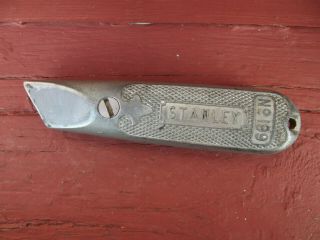 Vintage Stanley No.  199 Fixed Blade Utility Knife Box Cutter