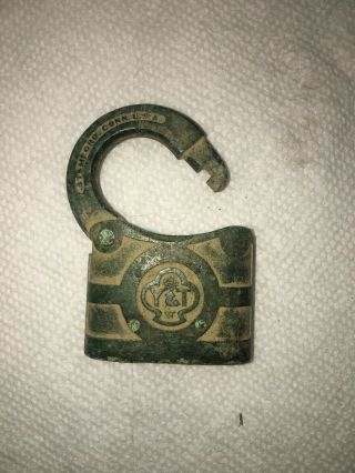 Vintage Yale Lock No Key,  Metal Detector Find