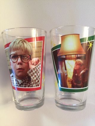 A Christmas Story Set Of 2 - 16 Oz Pint Glasses