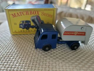 (lesney Matchbox) No.  15 Tippax Refuse Collector,  Bpw,  With Orig Box