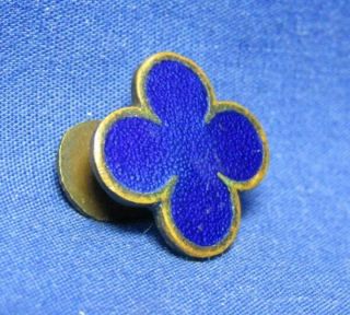 WWII Italian Made 88th Infantry Division Blue Devils DI Unit Pin by Bertia 2