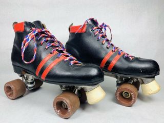Vintage Roller Speed Skates Riedell S/deluxe Sure Grip Size Men’s 9l