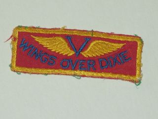 Senior Scout / Air Scout Activity Patch - Wings Over Dixie 5 - Red Twil Bkg