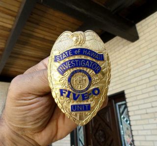 Hawaii Five - 0 Investigator Prop Police Badge