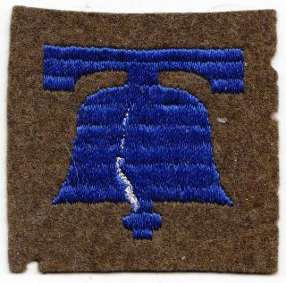 76th Infantry Division On Wool Felt Ribbed Weave Pre Ww2 Us Army