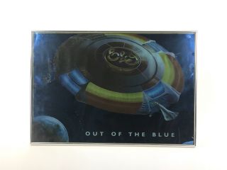 Vintage 1977 Electric Light Orchestra Out Of The Blue Poster Elo