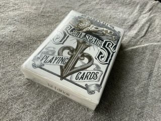 Rare First Edition David Blaine Black Split Spades Playing Cards Deck