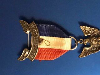 Vintage Bsa Award Boy Scout Sterling Robbins 5 Eagle Medal