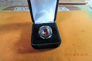 Vintage 1992 Union Pacific Railroad Harriman Class Safety Award Silver Ring