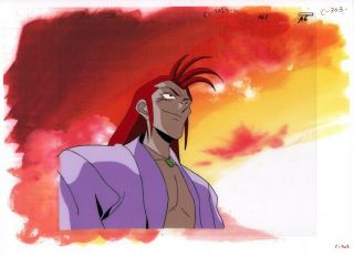 Mobile Fighter G Gundam Anime Production Cel Background Michelo Chariot Japan