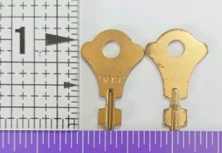 Vintage Presto Keys (2) Matching Pair • Luggage,  Jewelry Box