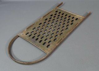 WWII German Army Military Field Kitchen Metal Tin Grater 12 