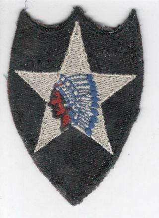 German Made Post Ww 2 Us Army 2nd Infantry Division Patch Inv C009