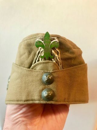 1933 Boy Scout World Jamboree Bocskai Cap And Badges Baden Powell Attended