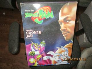 1996 Space Jam Cookie Jar Warner Brothers MIB Michael Jordan Bugs Bunny 2