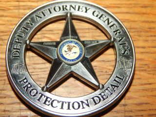 Us Marshal Deputy Attorney General Protection Detail Challenge Coin Usms