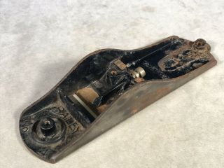 Vtg Stanley Bailey No.  4 Woodworking Plane Body Only