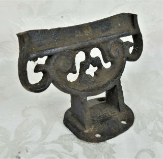 Antique Boot Scraper Cast Iron Mountable Fancy Ornate Victorian