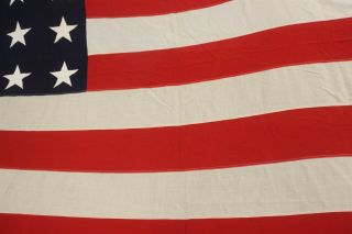 Vintage US Navy WWII WW2 Wool 48 Star U.  S.  Flag U.  S.  Ensign Size Number 6 3