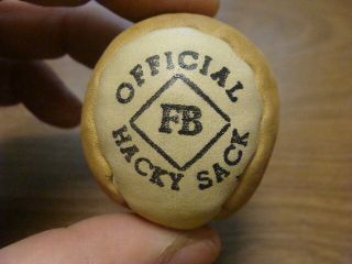 Signed - - Vintage Hacky Sack - Official Fb Hacky Sack Haiti Signed Mr Hacky Sack
