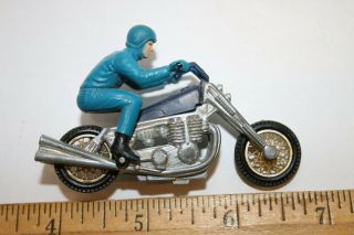 Mattel Hot Wheels Rrrumblers Road Hog Motorcycle With Blue Rider Wow Look Jsh