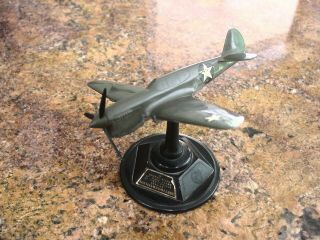 Scarce Curtiss - Wright Corp.  Appreciation Of Service P - 40 Air Plane Model