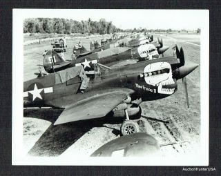 Ww2 Nose Art 4 " X 5 " Photo P - 40n Warhawk Burma Banshees 80th Fg 10th Af May 1944