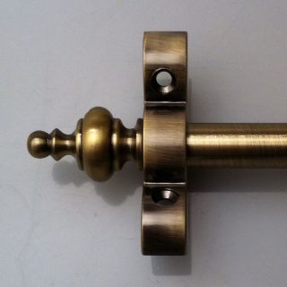 Set Of 13 Antique Brass 1/2 X 36 Inch Stair Rods Urn Finial (r07lu)