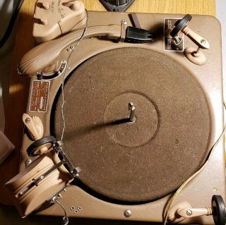 Very Rare Antique/vintage Markel Model 74 Record Turntable (circa1940s / 50s)