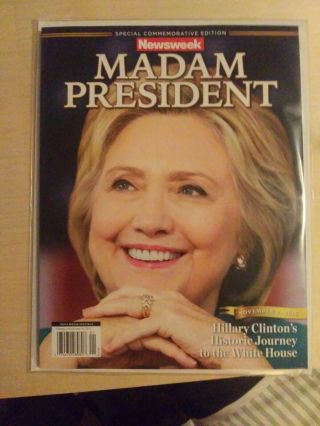 Newsweek Madam President Recalled Election Result Edition Bag And Boarded