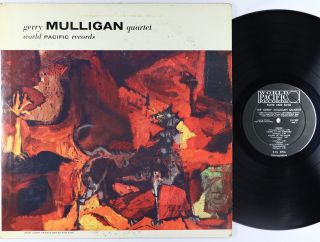 Gerry Mulligan Quartet - S/t Lp - Pacific Jazz - Pj - 1207 Mono Dg Vg,