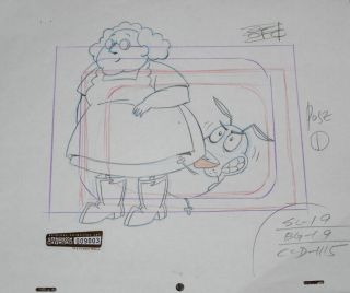 Production Drawing - Courage The Cowardly Dog (cartoon Net)