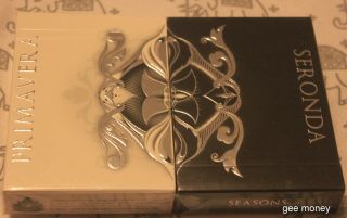 1 Set Seasons Seronda/primavera Playing Cards V2 (1 White&1 Black) Platinum