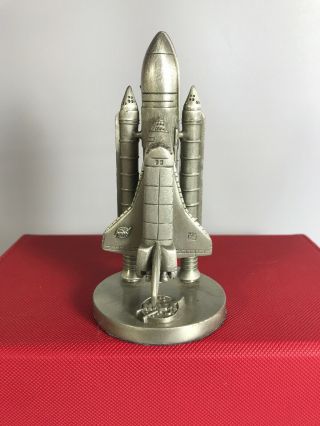 Nasa Solid Metal Pewter Space Shuttle Made By Fort