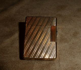 Vintage S.  T.  Dupont Gold Plated Lighter