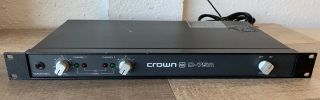 Vintage Crown D - 75a Dual Channel Pro 55w Rack Mount Stereo Power Amp