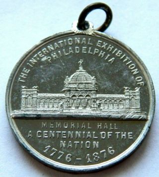 1876 U S CENTENNIAL INTERNATIONAL EXHIBITION MEMORIAL HALL PHILA EAGLE PA - PH 157 2