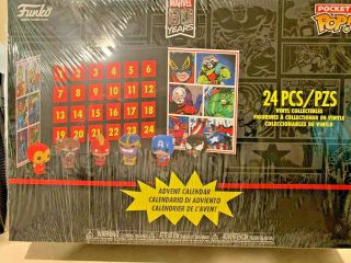 Funko Pop Pocket Pop Marvel 80 Years 24 Piece Advent Calendar Ready To Ship