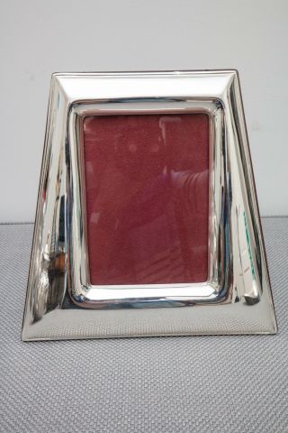 Italian Sterling Silver Picture Frame 5x7 By Arsal Argenterie Sacco,  Alessandria