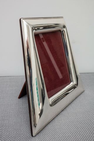 Italian Sterling Silver Picture Frame 5x7 by Arsal Argenterie Sacco,  Alessandria 2