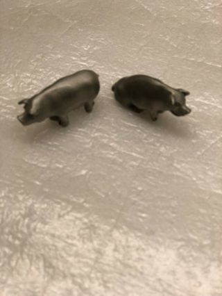 Royal Selangor Pig Figurines - Pewter - Year Of The Pig