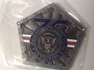 Air Force One 1 Presidential 75th Coin,  Donald Trump,  Gift