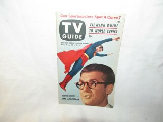 VINTAGE SUPERMAN TV GUIDE WEEK SEPT TO OCT 1 / SEPT 1953 VOL 1 NO 26 NEAR 2