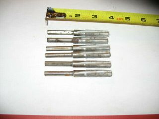 Machinists Tool Machine Taps 7/16 - 20 Old Stock {6}