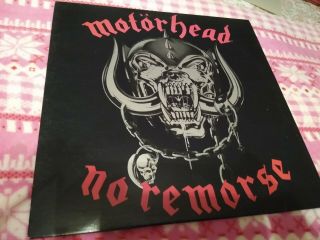 1984 Motorhead " No Remorse " Double Vinyl Lp Bronze 90233 - 1 - H