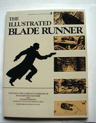 The Illustrated Blade Runner 1982 1st Edition Rare Blue Dolphin Nm J19